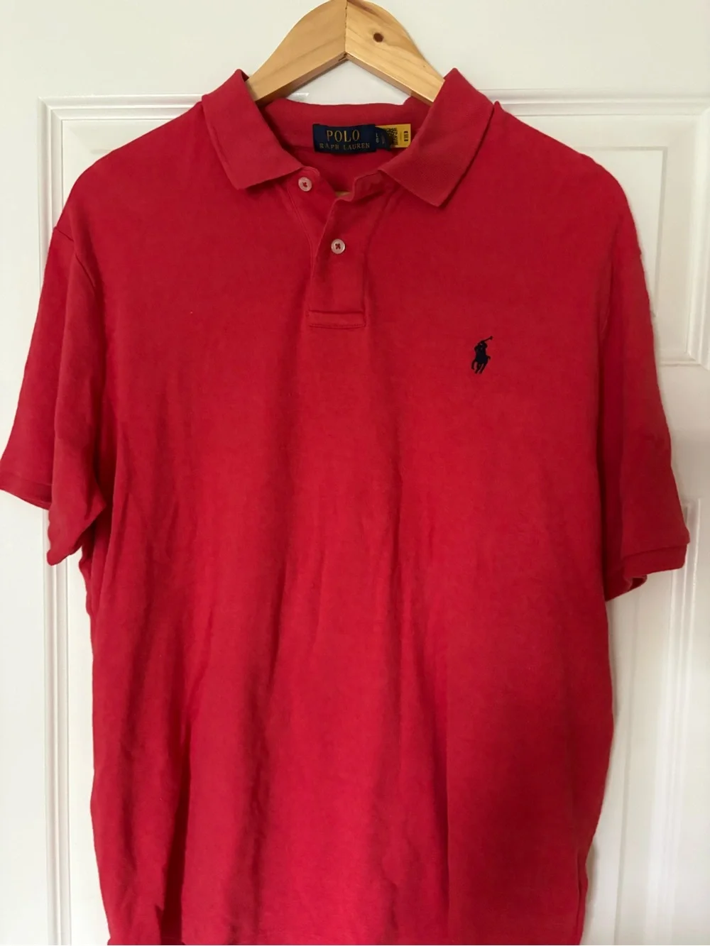 Polo by Ralph Lauren Red Men's Classic Polo Shirt- soft cotton